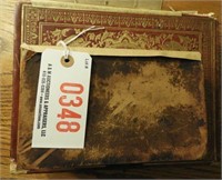 (2) antique bibles one dated 1864