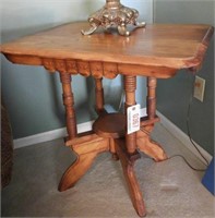 Victorian Poplar carved Parlor table