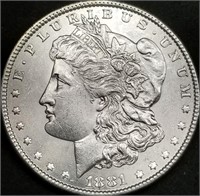 1881-P US Morgan Silver Dollar BU Gem