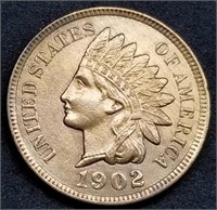 1902 Indian Head Cent BU Red