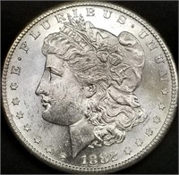 1882-S US Morgan Silver Dollar BU Gem