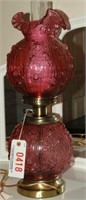 Cranberry font rose decorated double globe gone