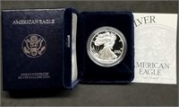 1994 US 1oz Proof Silver Eagle w/Box & Papers