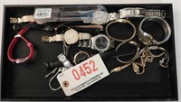 Traylot of wrist watches to include: Timex,