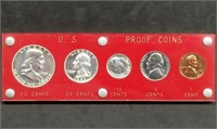 1957 US Silver Proof Set in Holder, Nice