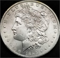 1885-O US Morgan Silver Dollar BU Gem
