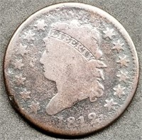 1812 Classic Head Large Cent from Set, Nice