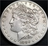 1886-S US Morgan Silver Dollar, Tougher Date
