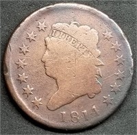 1814 Classic Head Large Cent, Scarce Date