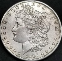 1887-O US Morgan Silver Dollar BU Gem