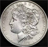 1888-P US Morgan Silver Dollar BU Gem