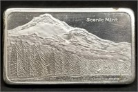 10 Troy Oz .999 Fine Silver Bar Scenic Mint