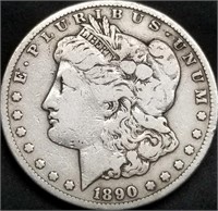 1890-CC US Morgan Silver Dollar from Set
