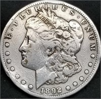 1892-CC US Morgan Silver Dollar from Set