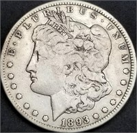 1893-CC US Morgan Silver Dollar, Key Date