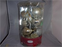 90 COUNT CONTAINER OF SHATTERPROOF ORNAMENTS