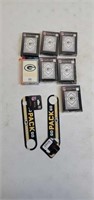 Green Bay packer playing cards and bottle openers