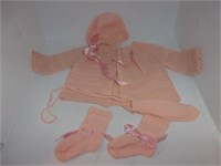 VINTAGE HAND MADE PINK OUTFIT