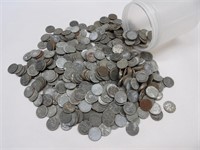 App. 500+- Lincoln Steel War Time Wheat Cents