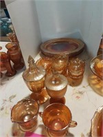 Marigold Carnival Glass items