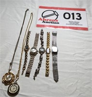 Watches:  Elgin, Pulsar, etc. Necklaces/wrists