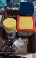 2 box lots of toys and miscellaneous items