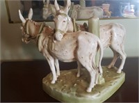 Ceramic Donkey Statue