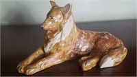 Plaster Dog Figurine