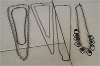 Silver Tone Chains & Necklaces