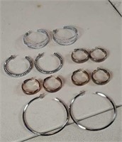 Lot of Hoop Earrings