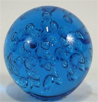ART GLASS PAPERWEIGHT BALL