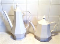 Independence Ironstone Octagon Shape Coffee Pot an