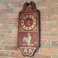 Reproduction Seth Thomas Clock with Rooster