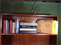 Shelf Lot of Books and Binders