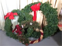 (3) Christmas Wreathes
