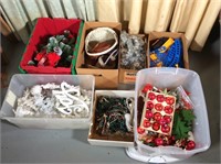 (6+) Boxes of Christmas Decorations
