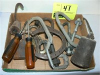 FLAT WITH HORSESHOES, SCALE WEIGHTS,