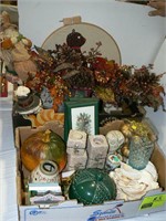 LARGE BOX FALL DÉCOR, LARGE BOX HOME DÉCOR WITH