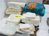 GROUP WITH TOWELS, BEACH TOWELS, WASH CLOTHS,