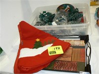 HOME DÉCOR SERVING TRAY, CHTRISTMAS TREE SKIRT,
