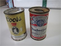 Vintage Budweiser & Coors Beer Can Bic Lighter