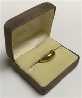 14K Gold Men's Wedding Band