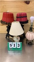 Pair of Ceramic Pot Stove Lamps