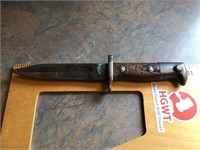 Bayonet cut down to a knife