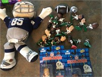 Dallas Cowboys headliners figurines and doll