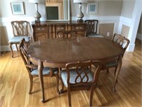 French provincial table and chairs