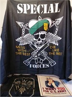 Special Forces Flags & Recruiting Poster