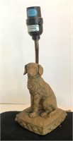 CUTE DOGGIE ON PILLOW LAMP 12"T