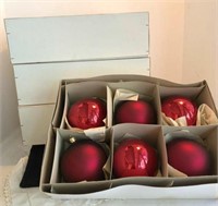 (4) BOXES OF 6 EACH MADE IN GERMANY RED MATTE/