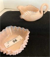 FENTON HOBNAIL OPALESCENT PEACHY PINK